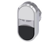 SIEMENS - SIE3SU10503AB610AA0 PULS. DOPPIO PIATTO BIANCO-NERO