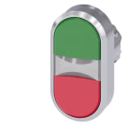SIEMENS - SIE3SU10513AB420AA0 PULS.LUM.DOPPIO PIATTO VERDE-ROSSO