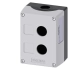 SIEMENS - SIE3SU18020AA000AB1 PULSANTIERA VUOTA GRIGIA 2 FORI