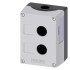 SIEMENS - SIE3SU18520AA000AB1 PULSANTIERA VUOTA GRIGIA 2 FORI