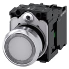 SIEMENS - SIE3SU11530AB701BA0 PULS.LUM.PIATTO TRASP.LED 110V AC 1NA