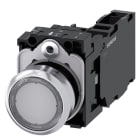 SIEMENS - SIE3SU11560AB701FA0 PULS.LUM.MET.TRAS MOMENT 1NO+1NC LED230V