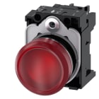 SIEMENS - SIE3SU11526AA201AA0 IND.LUM.ROSSO LENTE LISCIA LED 24V UC