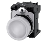 SIEMENS - SIE3SU11526AA601AA0 IND.LUM.BIANCO LENTE LISCIA LED 24V UC
