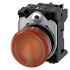 SIEMENS - SIE3SU11536AA001AA0 IND.LUM.AMBRA LENTE LISCIA LED 110V AC
