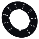SIEMENS - SIE3SU19000BG160RT0 TARGH.ADES. NERA X POTENZ. SCR. 0 - 9