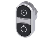 SIEMENS - SIE3SU10503AB110AQ0 PULS. DOPPIO PIATTO NERO-NERO ON