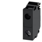 SIEMENS - SIE3SU14001DA101AA0 MORSETTO DI SUPPORTO NERO FRONT.VITE