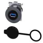 SIEMENS - SIE3SU19600GA800AA0 CONNETTORE USB 30MM METALLO OPACO