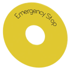 SIEMENS - SIE3SU19000BB310DA0 TARG GIALA 75MM EMERGENCY STOP