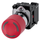 SIEMENS - SIE3SU11511GB203CW0 PULS. A FUNGO ARR. EMERG., 30MM, ROSSO