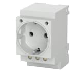 SIEMENS - SIE5TE6800 PRESA SCHUKO 2P+T 16A 230V 2,5UM P=55MM