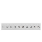 SIEMENS - SIE8WH81203AA15 TARGHETTA FRONT. 6,2MM LONG. L1,L2,L3,P