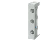 SIEMENS - SIE5SG6207 BASE NEOZED 3P D02 400V SR60 2UM 5/10MM