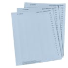 SIEMENS - SIE6ES71936LA100AA0 1000 LABELING STRIPES A4, LIGHT GREY