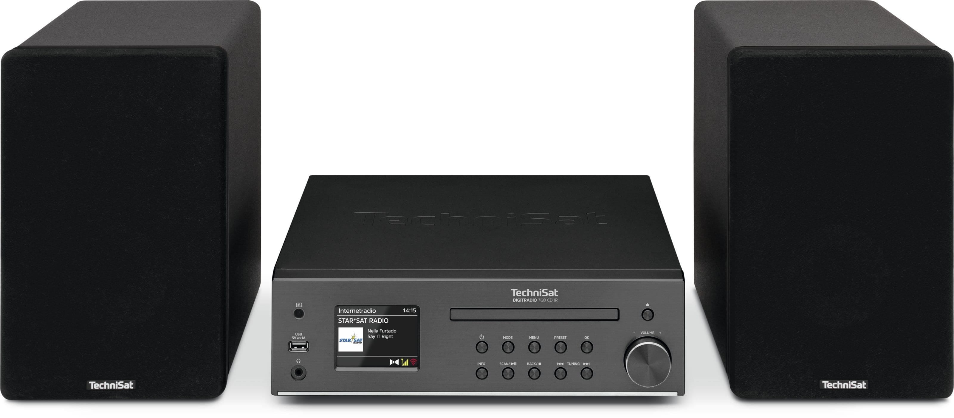 Technisat - TCT0000/3978 VG!Stereoanlage 140W UKW/DAB+ IR BT CD M