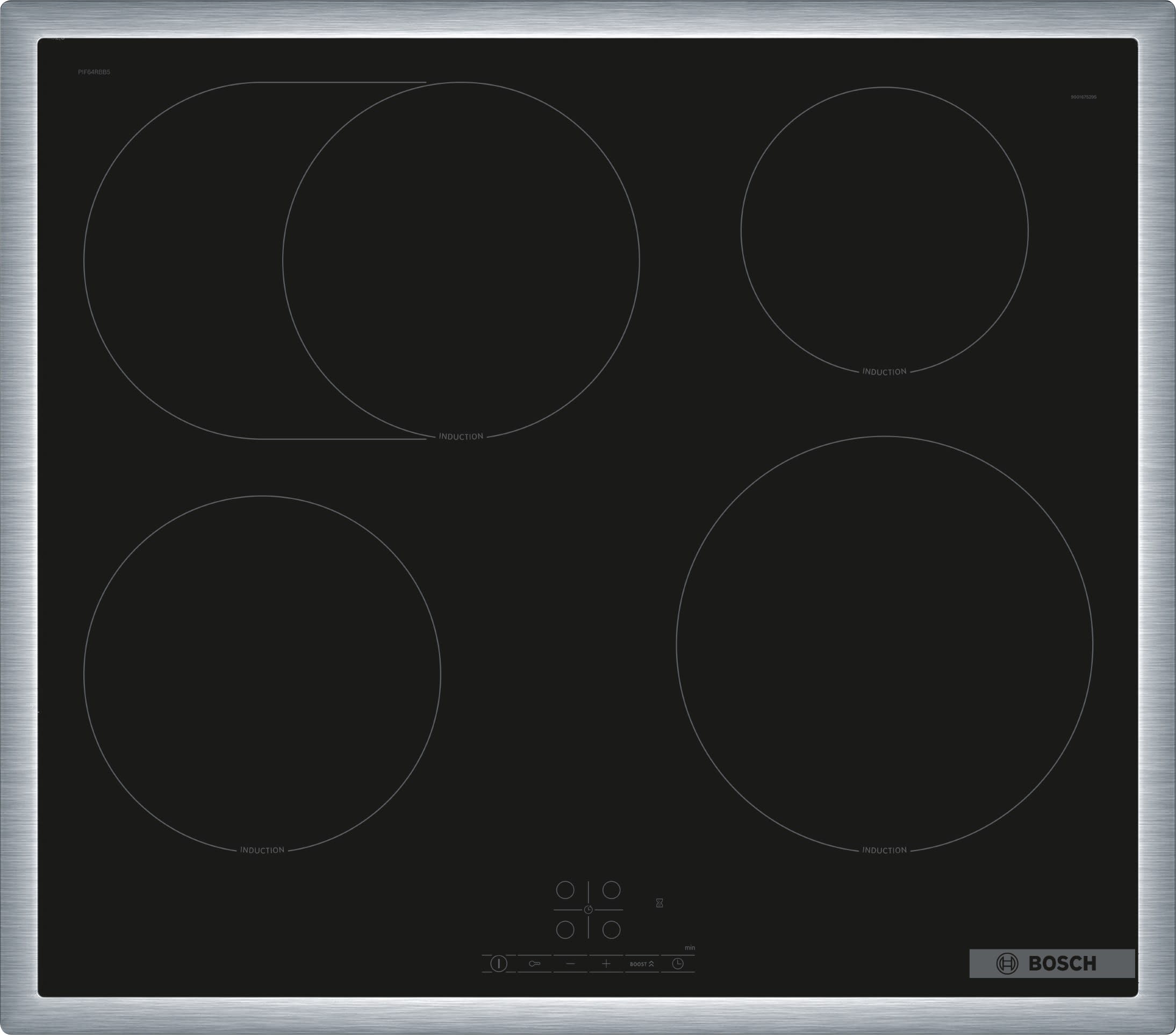 BOSCH ROBERT - BOSPIF64RBB5E Glaskeramik Kochstelle 60cm 4xInduktion