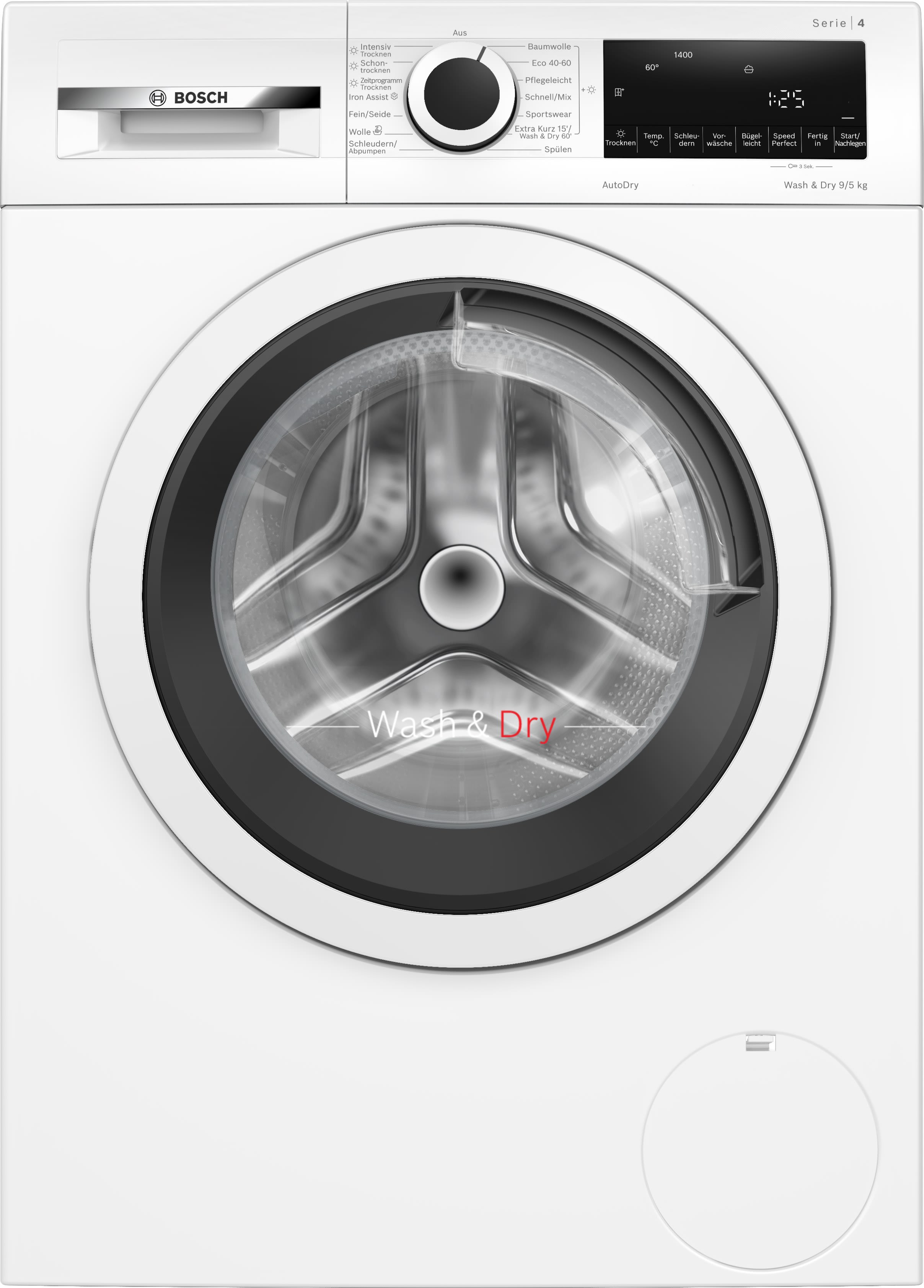 BOSCH ROBERT - BOSWNA13441 Waschtrockner 1400U/min 9/5kg Disp AqSt.