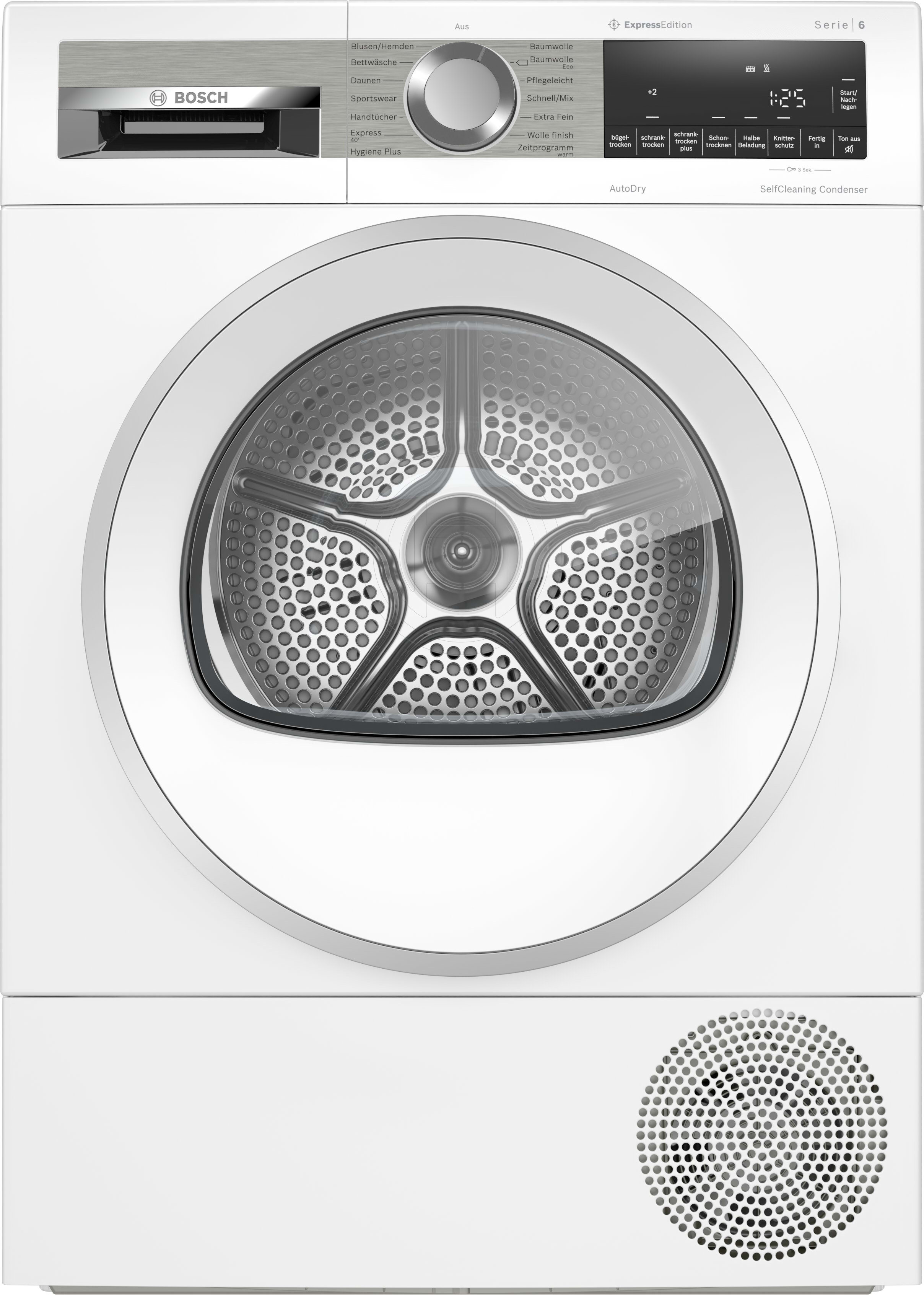 BOSCH ROBERT - BOSWQG235DH0 WAschetrockner WP 8kg 16Prog. SCC Disp.