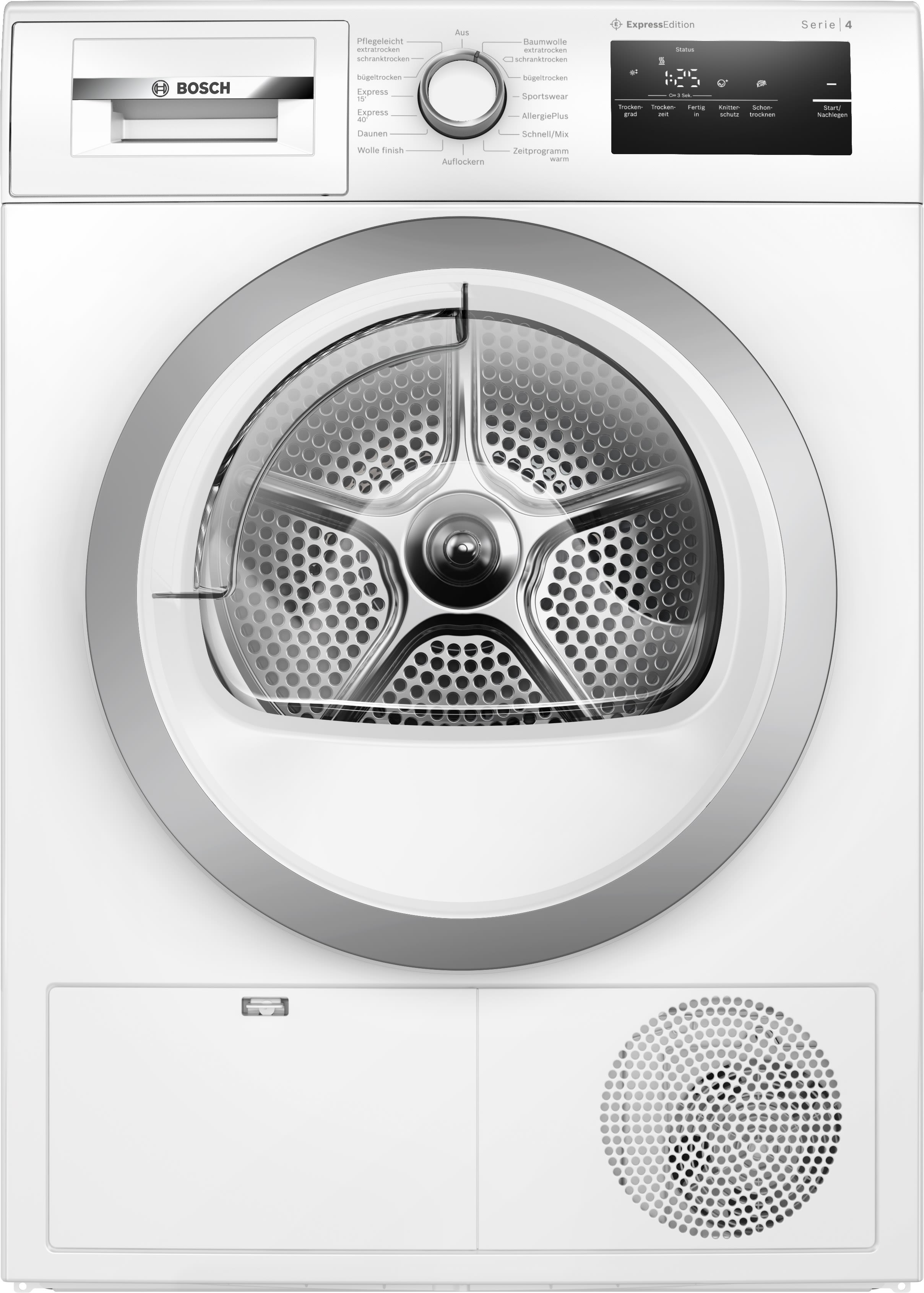 BOSCH ROBERT - BOSWTN852H3 WAschetrockner Kondens 8kg 11Prog. Disp