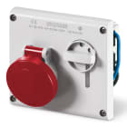 SCAME PARRE SPA - SCA400.32874 PRESA INCASSO OMNIA 3P+N 32A 3H IP44