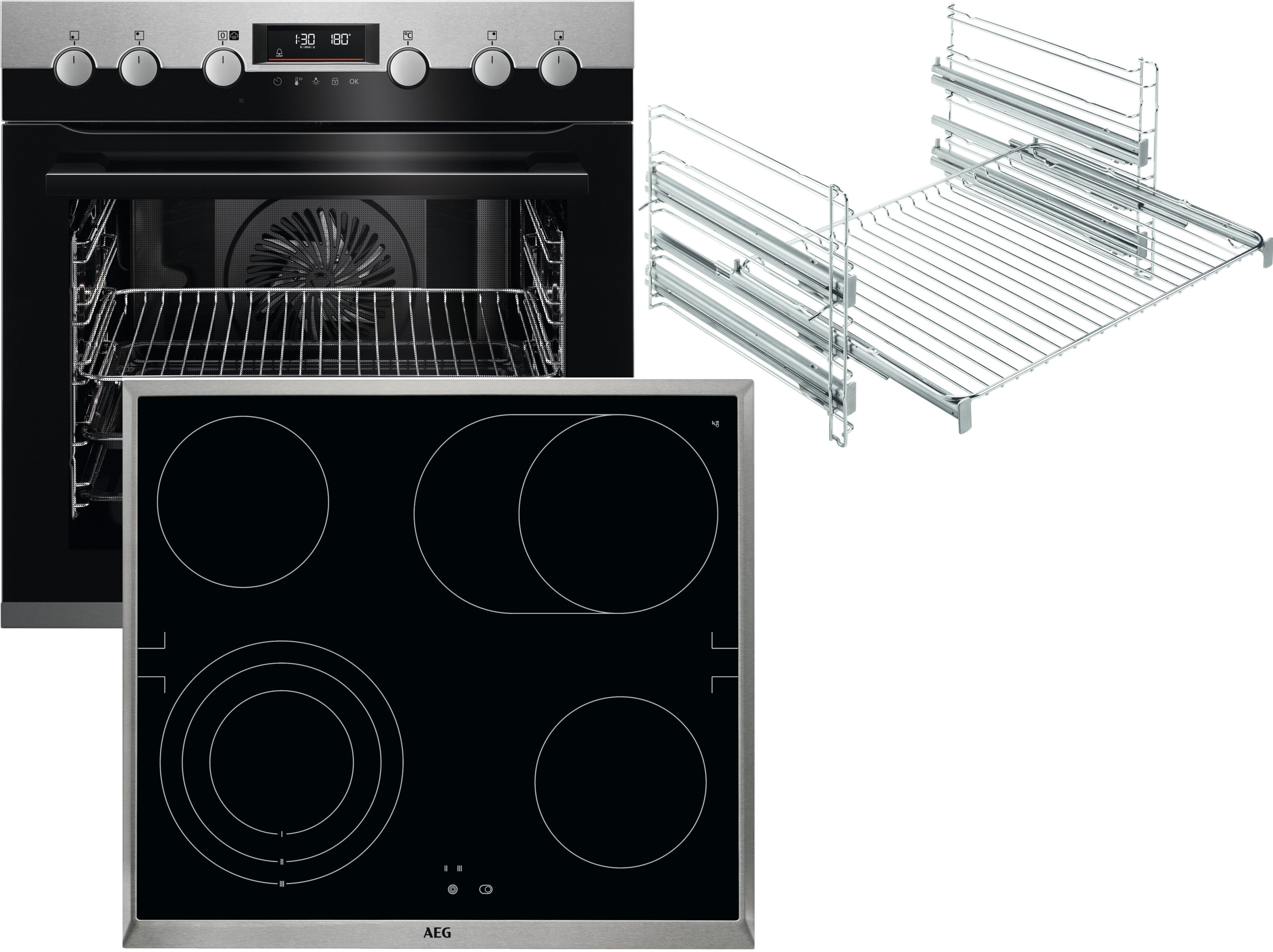 AEG HAUSGERATE - AGZ801418835 E-Herd Set: EPE55526BM + HE604070XB + 3f