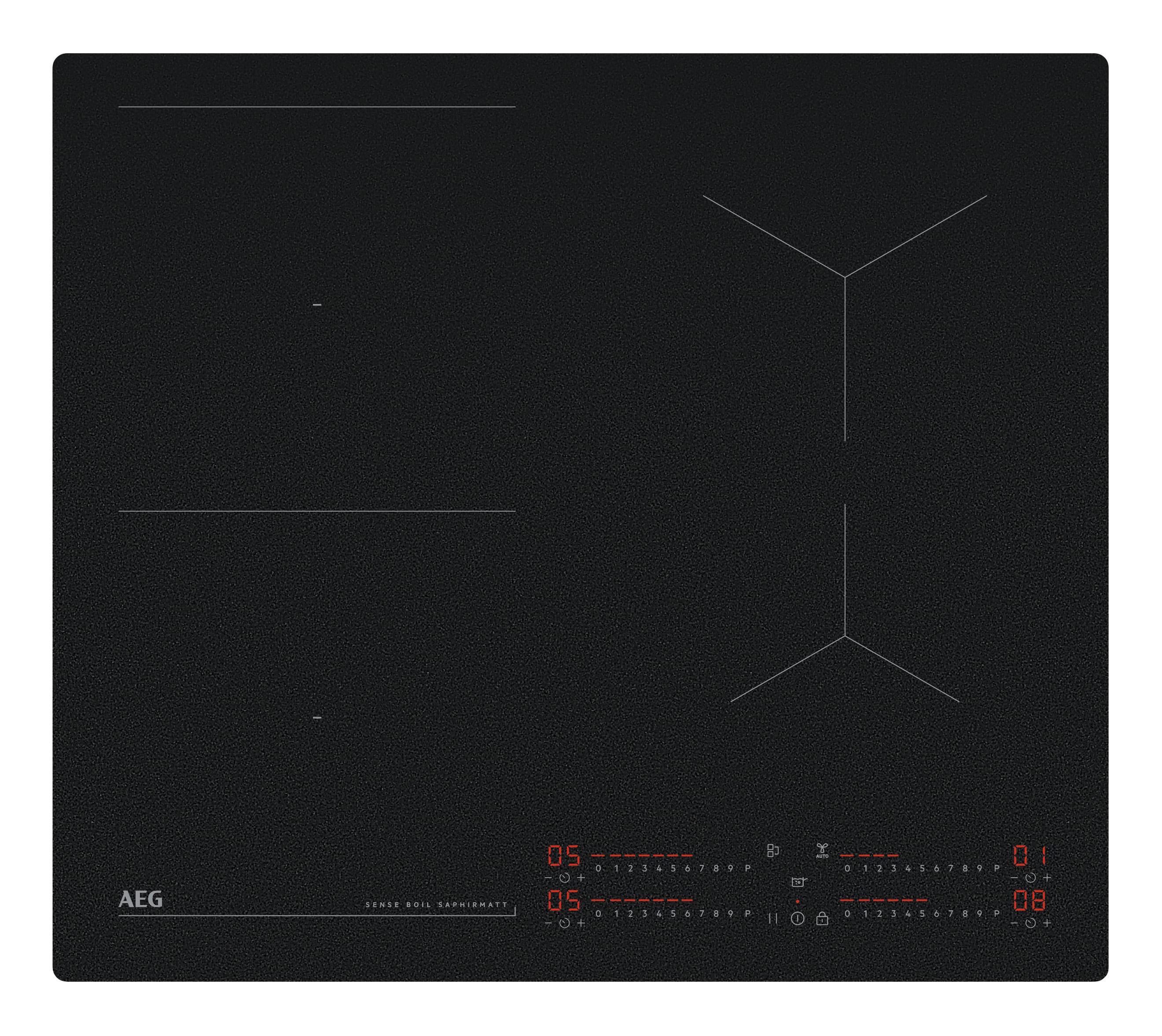 AEG HAUSGERATE - AGZ949598361 Glaskeramik Kochstelle 58cm 4xInd 1xBrid
