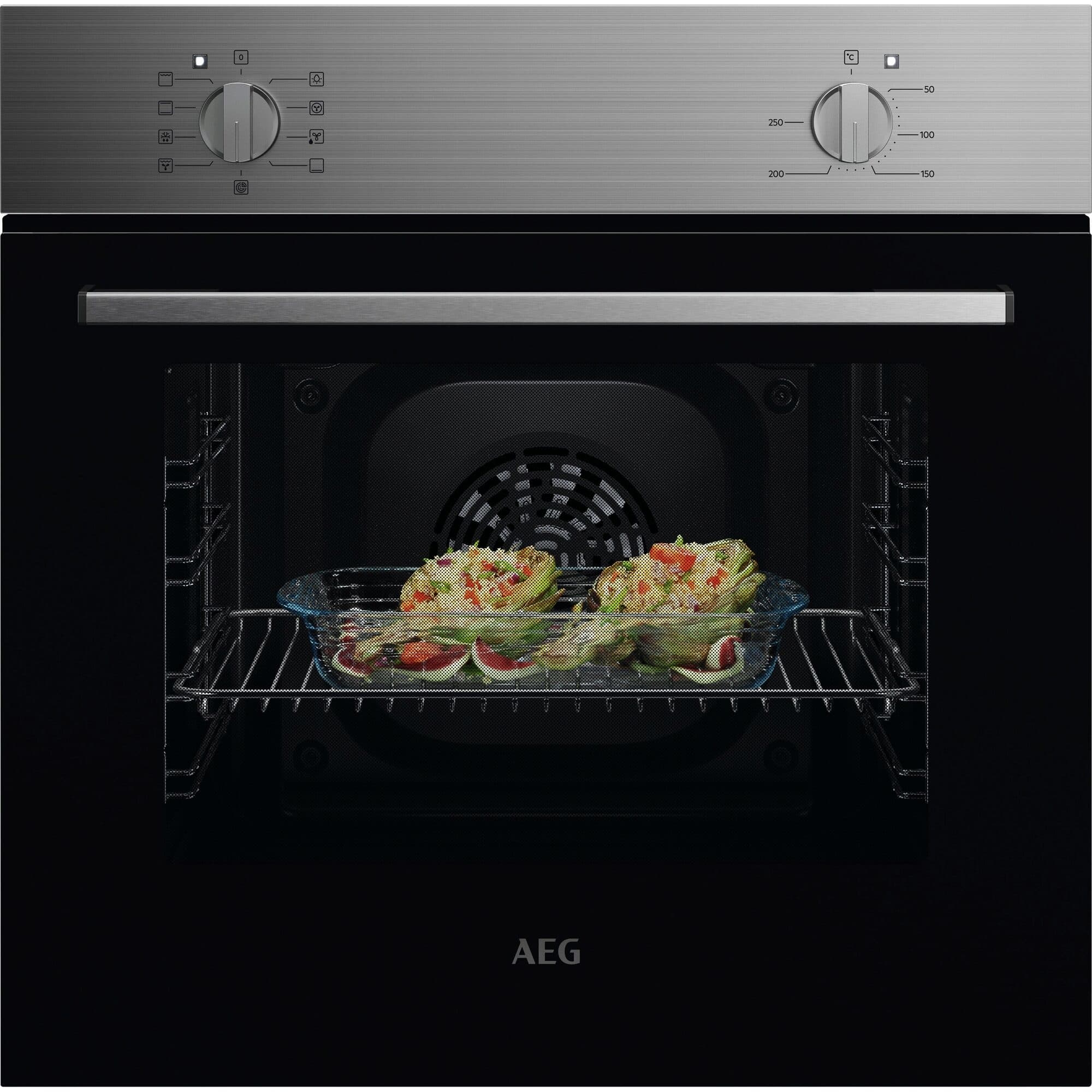 AEG HAUSGERATE - AGZ944068452 Einbaubackrohr 8BA 65L AquaClean A edels