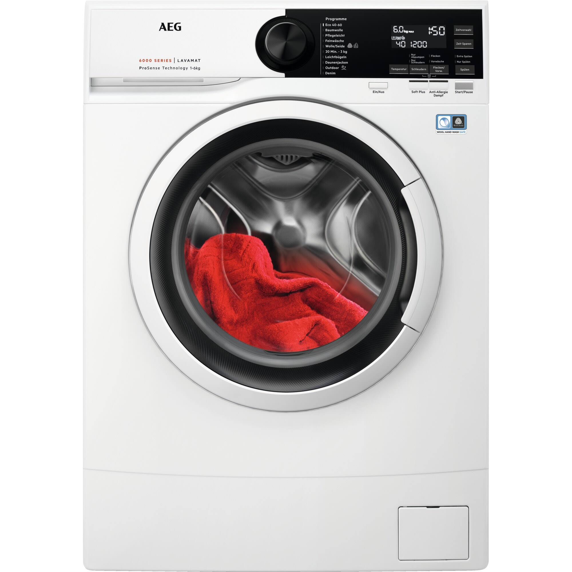 AEG HAUSGERATE - AGZ914343101 Waschmaschine 1200U/min 6kg Disp AqCo Pr