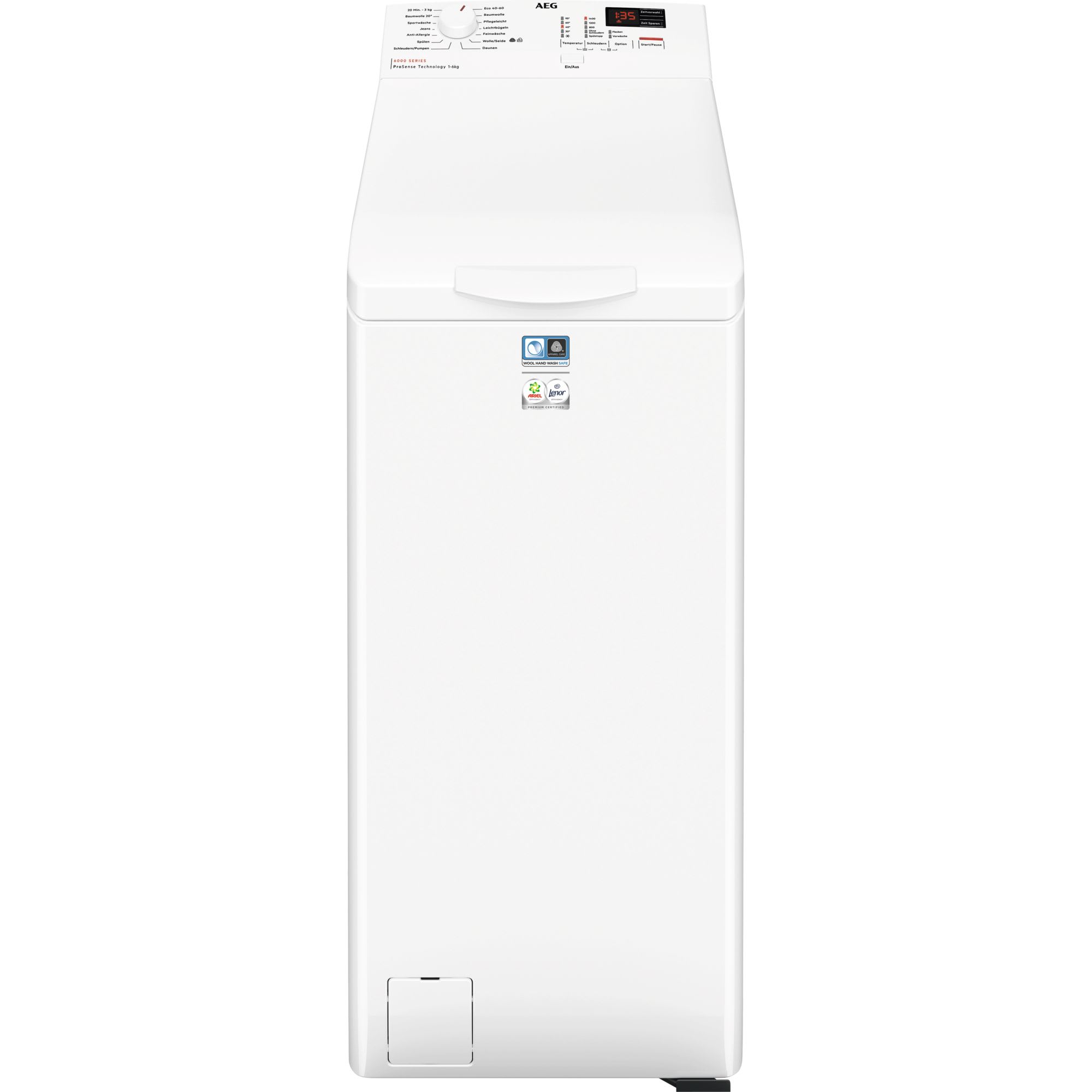 AEG HAUSGERATE - AGZ913143539 Waschmaschine Toplader 1400U/min 6kg Dis