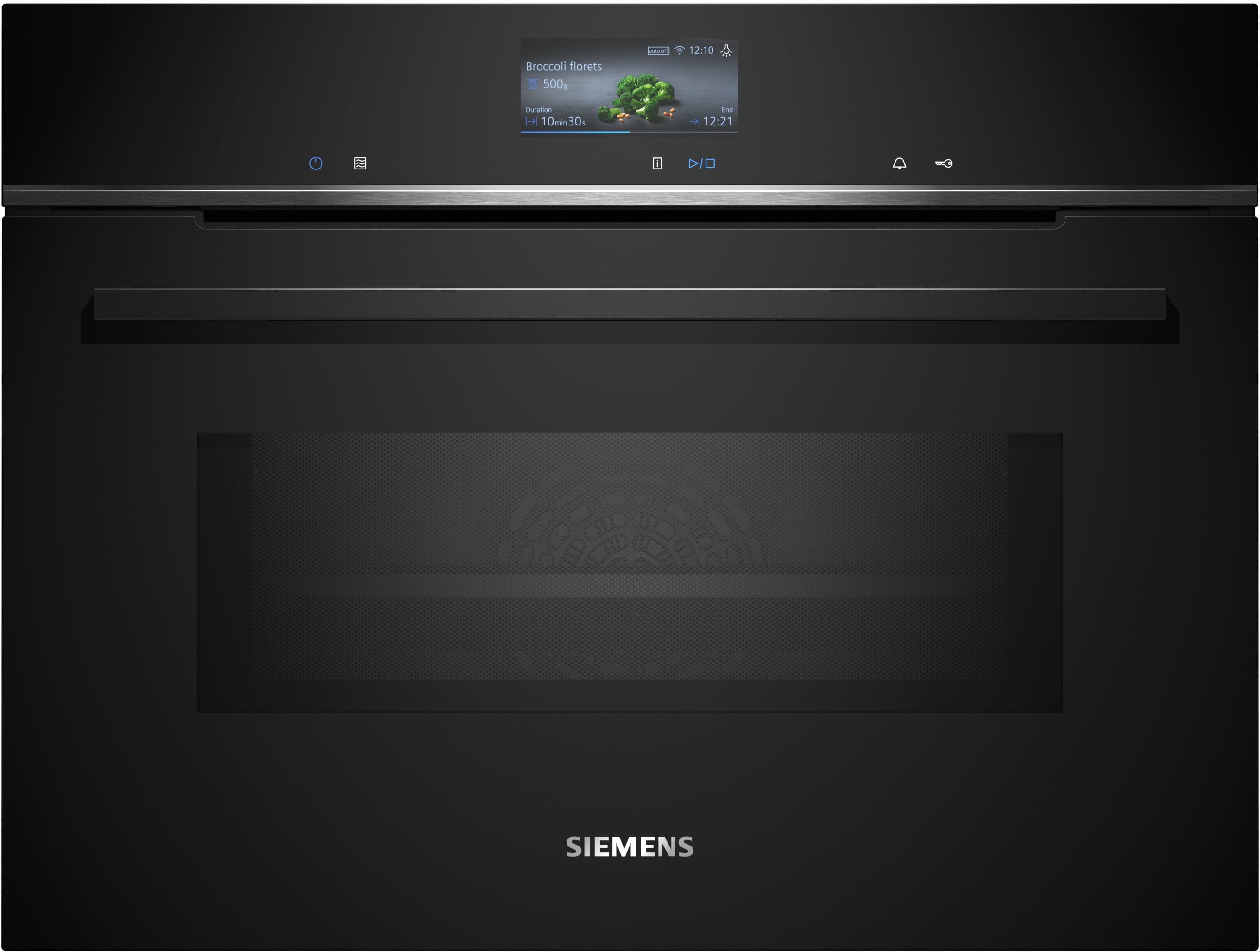 Siemens Hausgerate - SIZCM776GKB1 Kompaktbackofen+Mikro 4D 19BA 45L activC