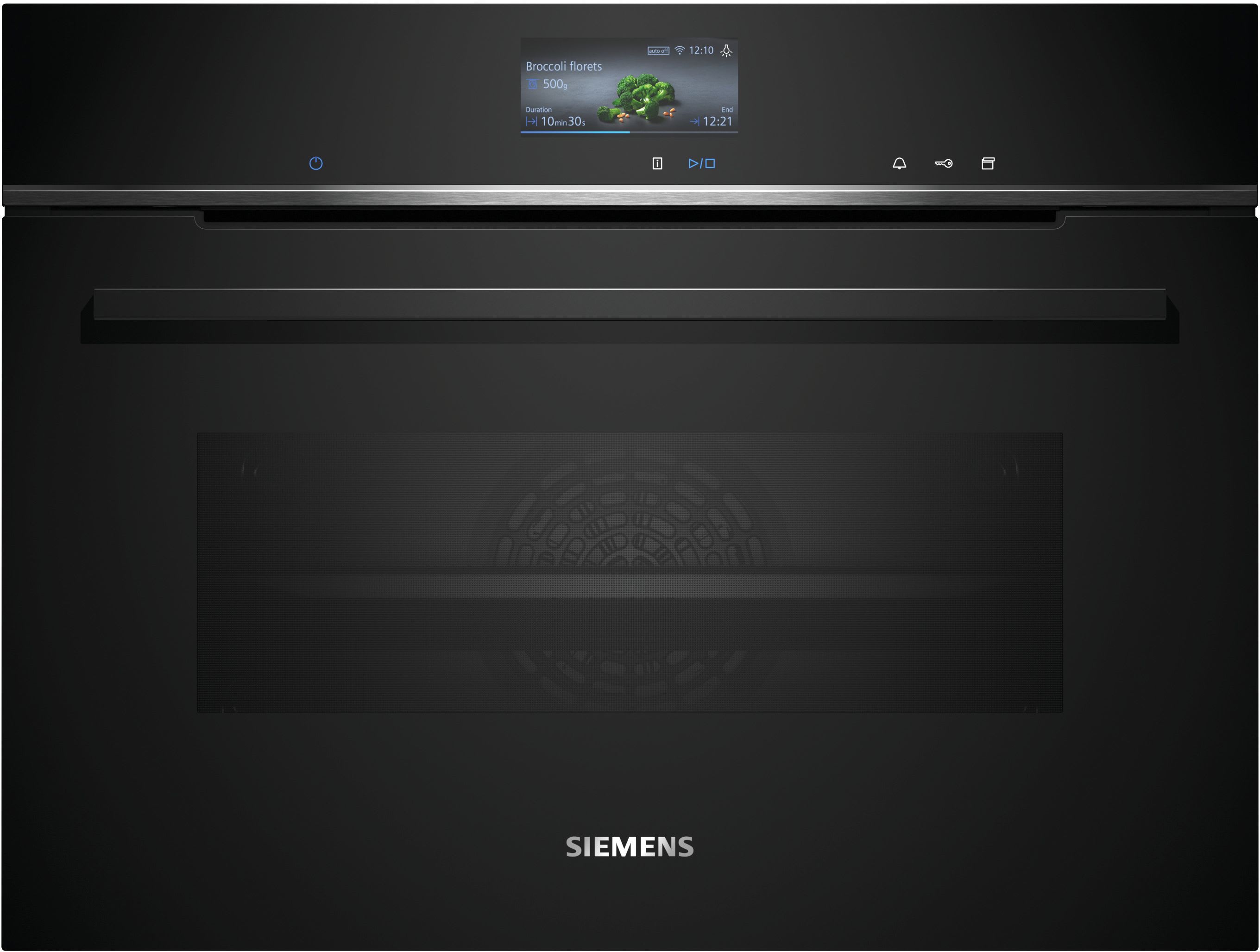 Siemens Hausgerate - SIZCS736G1B1 Kompaktdampfbackofen 4D 21BA 47L EcoClea