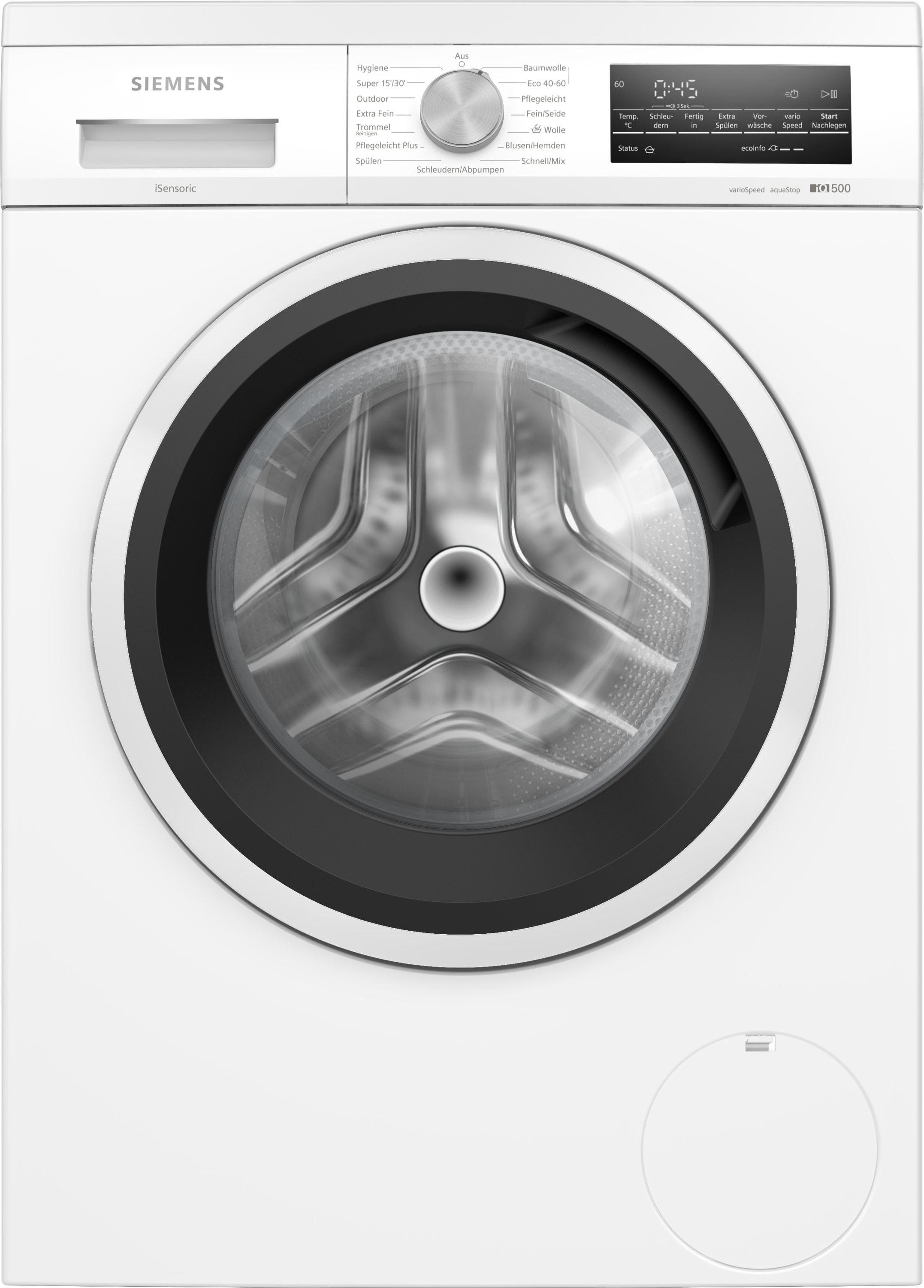 Siemens Hausgerate - SIZWU14UT42 Waschmaschine unt. 1400U/min 9kg AqSt. D