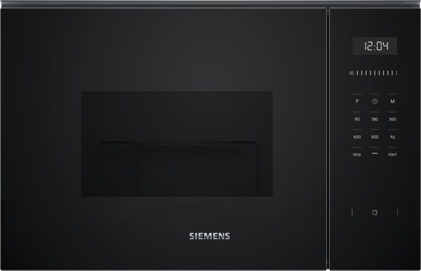Siemens Hausgerate - SIZBE555LMB1 EinbauMikrowelle m.Grill 60cm 900W 5St.