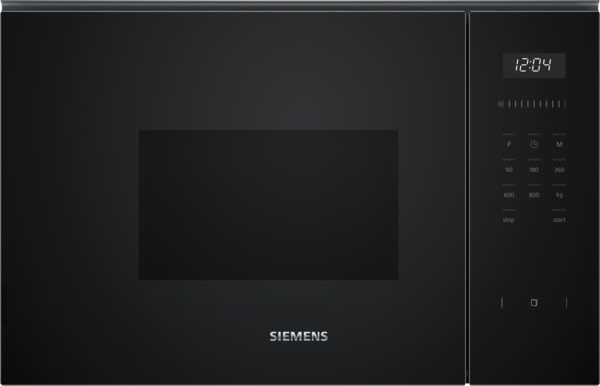 Siemens Hausgerate - SIZBF525LMB1 EinbauMikrowelle 60cm 800W 5St. 20L schw