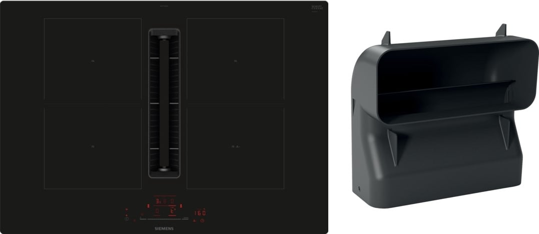 Siemens Hausgerate - SIZED711HGA6 Kochfeld Set: ED711HQ26E + HZ9VDSB4 rahm