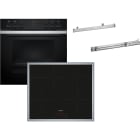 Siemens Hausgerate - SIZEQ212IS21B E-Herd Set: HE213ABS4 + EI645CFB6E + HZ5