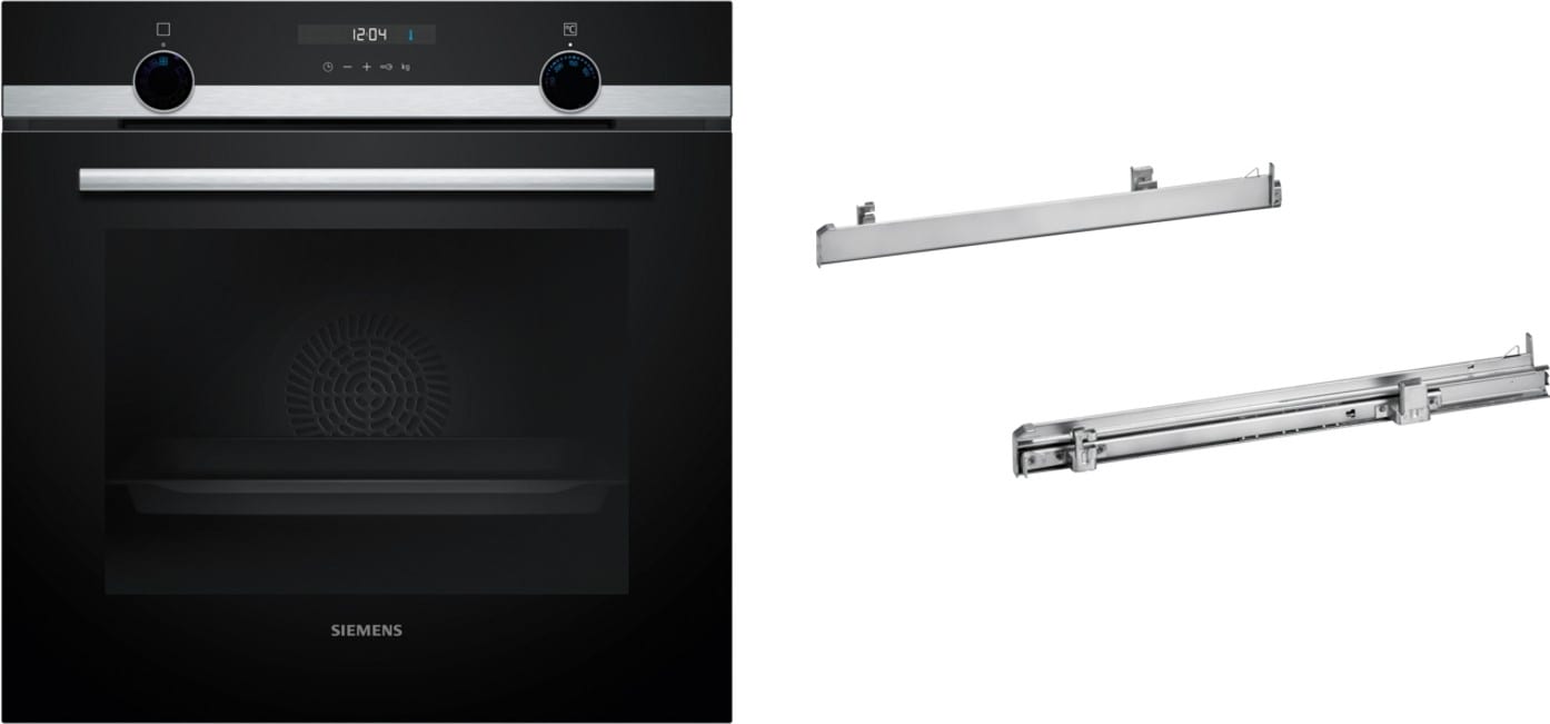 Siemens Hausgerate - SIZEQ518ABSHB B-Herd Set: HB517GBS3 + HZ380000 sw-edst
