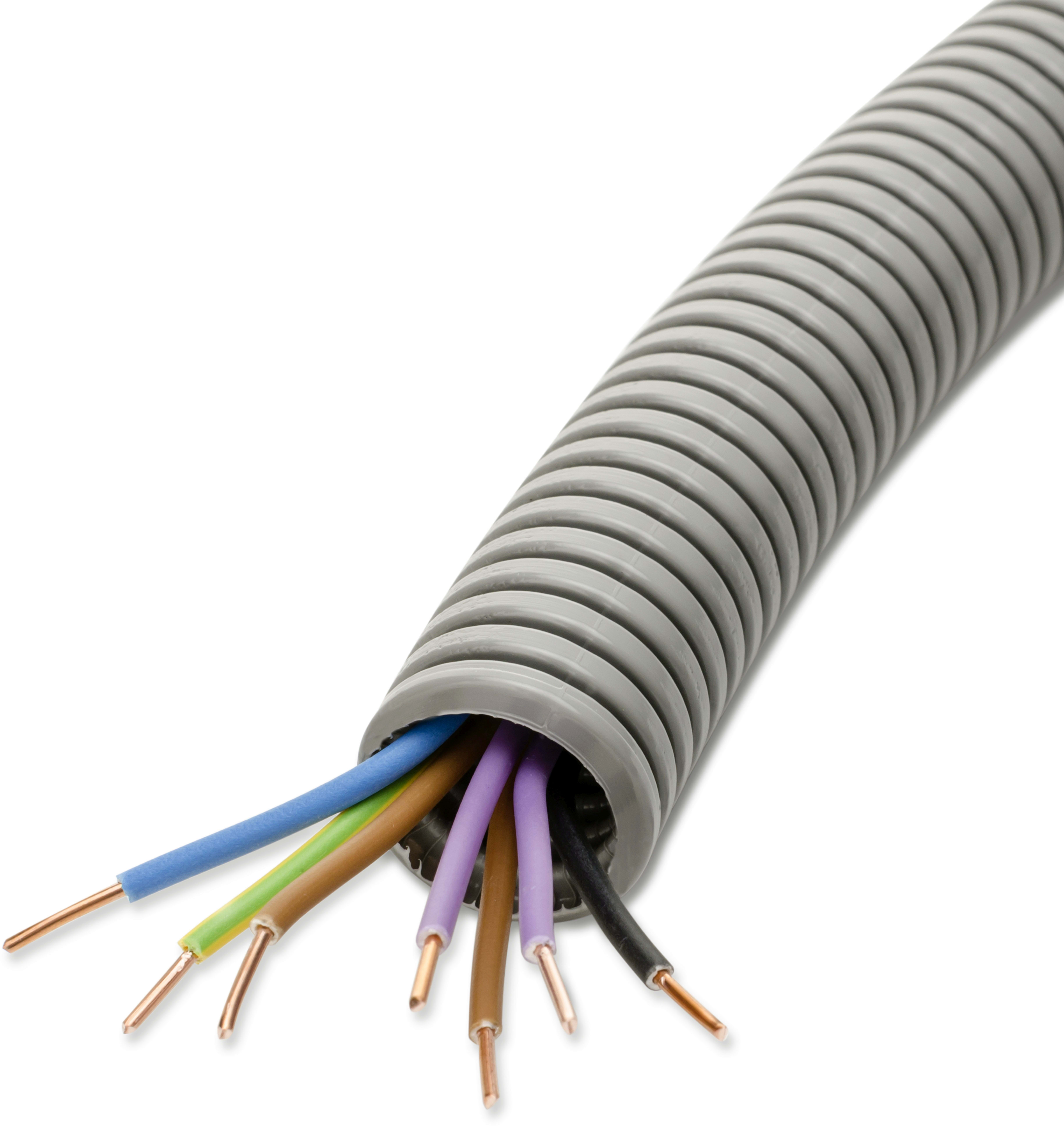 DIETZEL - DIE65048 PVC-Panzerflexrohr,A25mm,biegsam,vorver