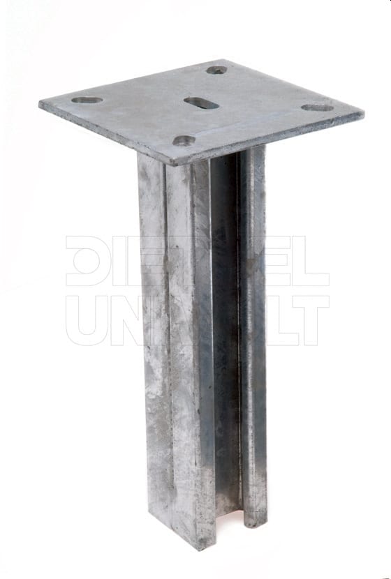 DIETZEL - DIE022677 Deckenkonsolhalter, doppelt, 40x22x800 m