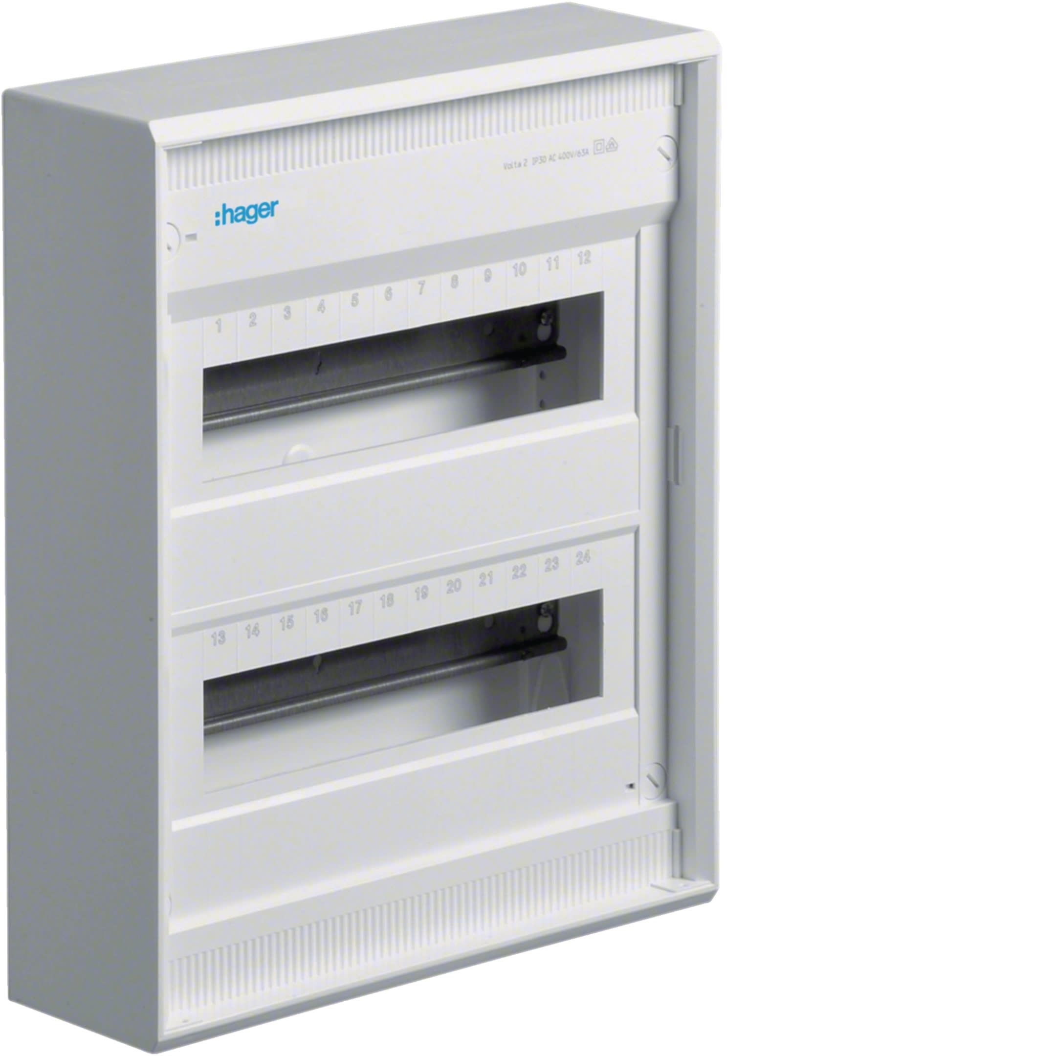SONEPAR AUSTRIA - S.AVA24BN Kleinverteiler Aufputz Volta,2x12(+2)