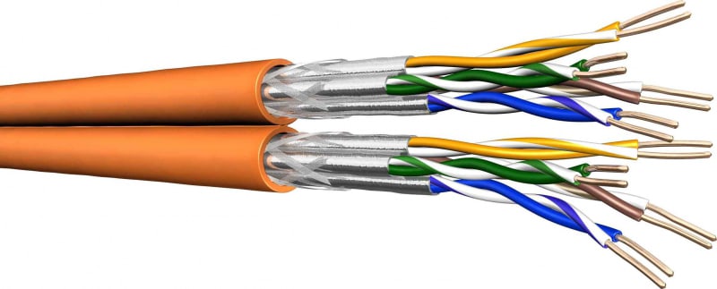 DRAKA - DRA60110850 Datenkabel Kat.7 Duplex S/FTP 2x(4x2xAWG