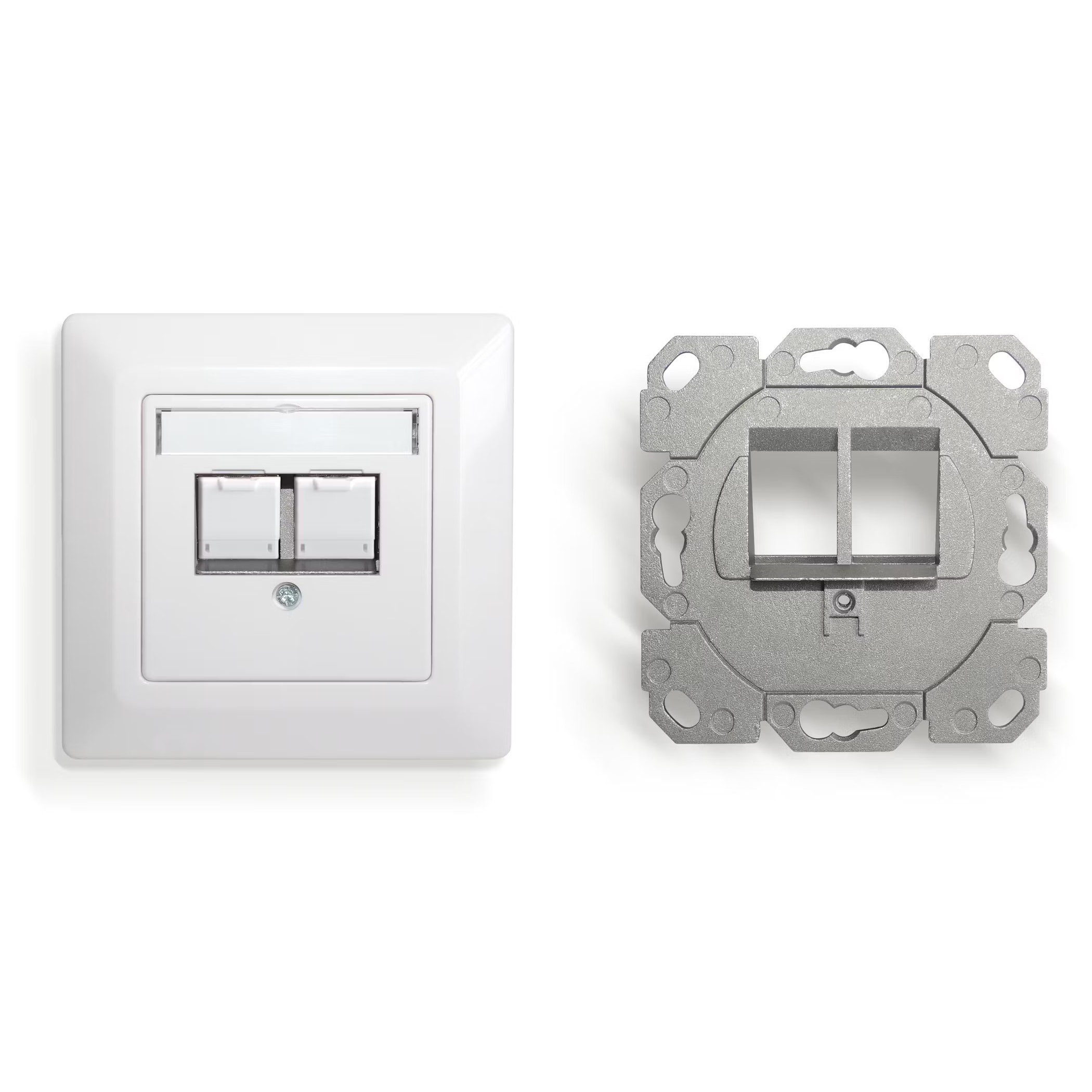 DATWAYLER - DAT18587200ZY Keystone Datendose 2-Port leer designfA