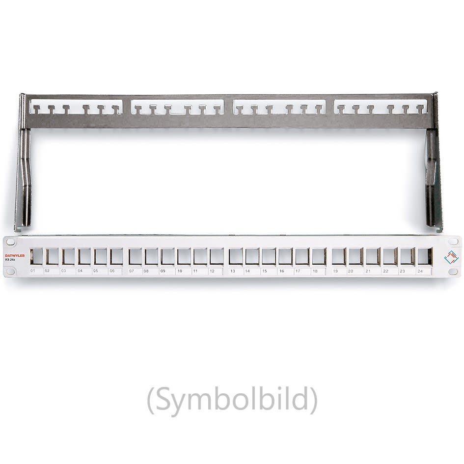 DATWAYLER - DAT418019 Patchpanel 24Port 1HE leer fA1/4r KS-T R