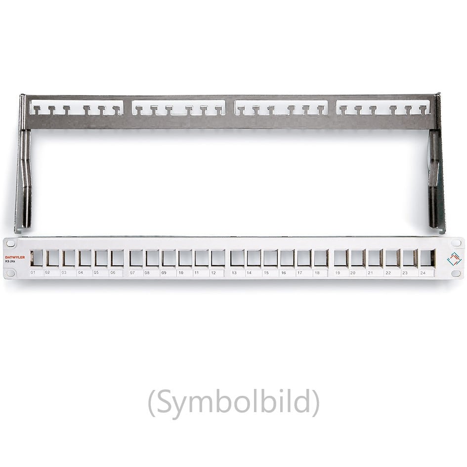 DATWAYLER - DAT418019 Patchpanel 24Port 1HE leer fA1/4r KS-T R