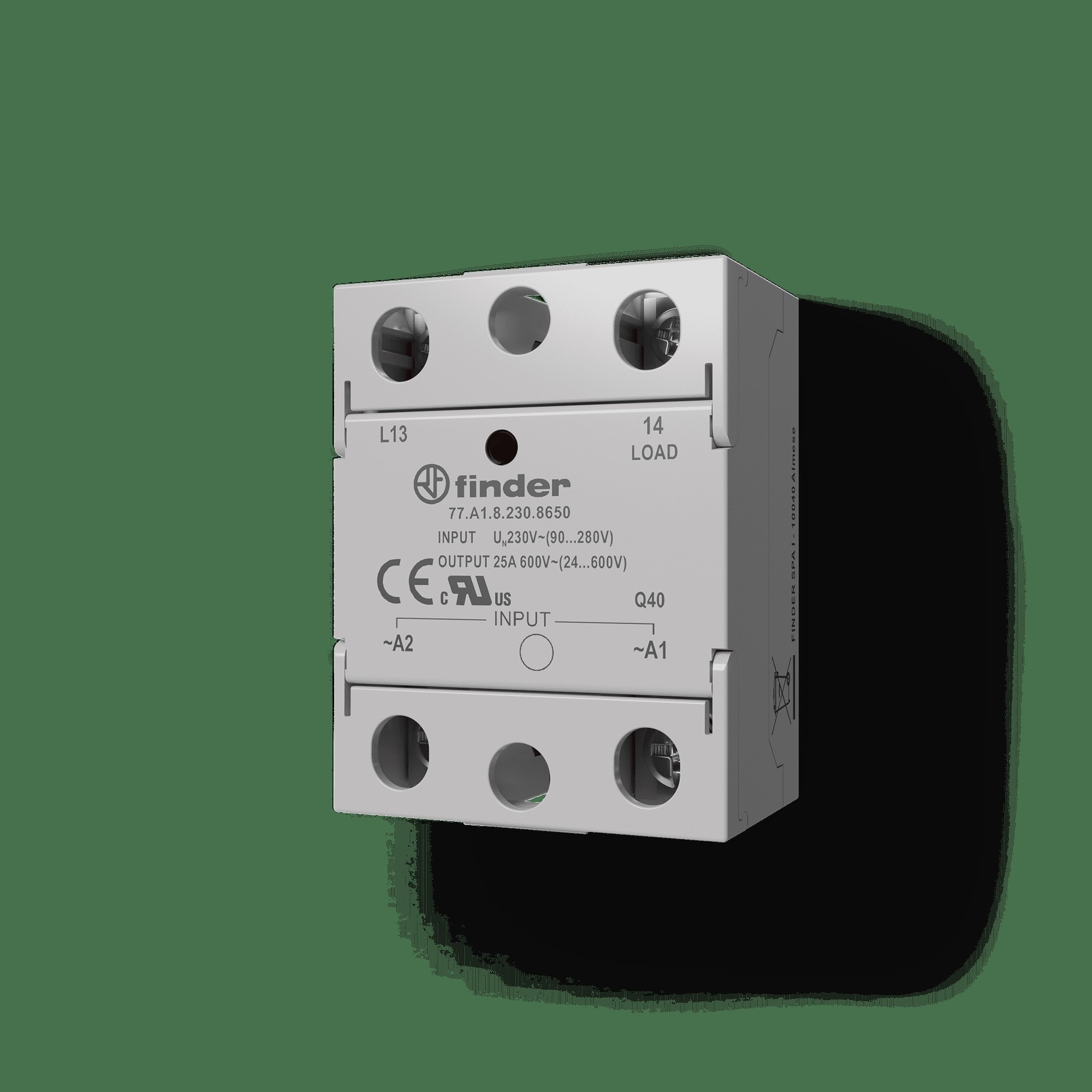 FINDER SPA - FIN77H190248650 RELE PANNELLO SSR 125A PANNELLO MONOFAS