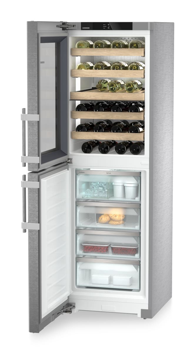 Liebherr - LIE992680651 FH+ KA1/4hl-Gefrierkombi 60cm NoFr Weint