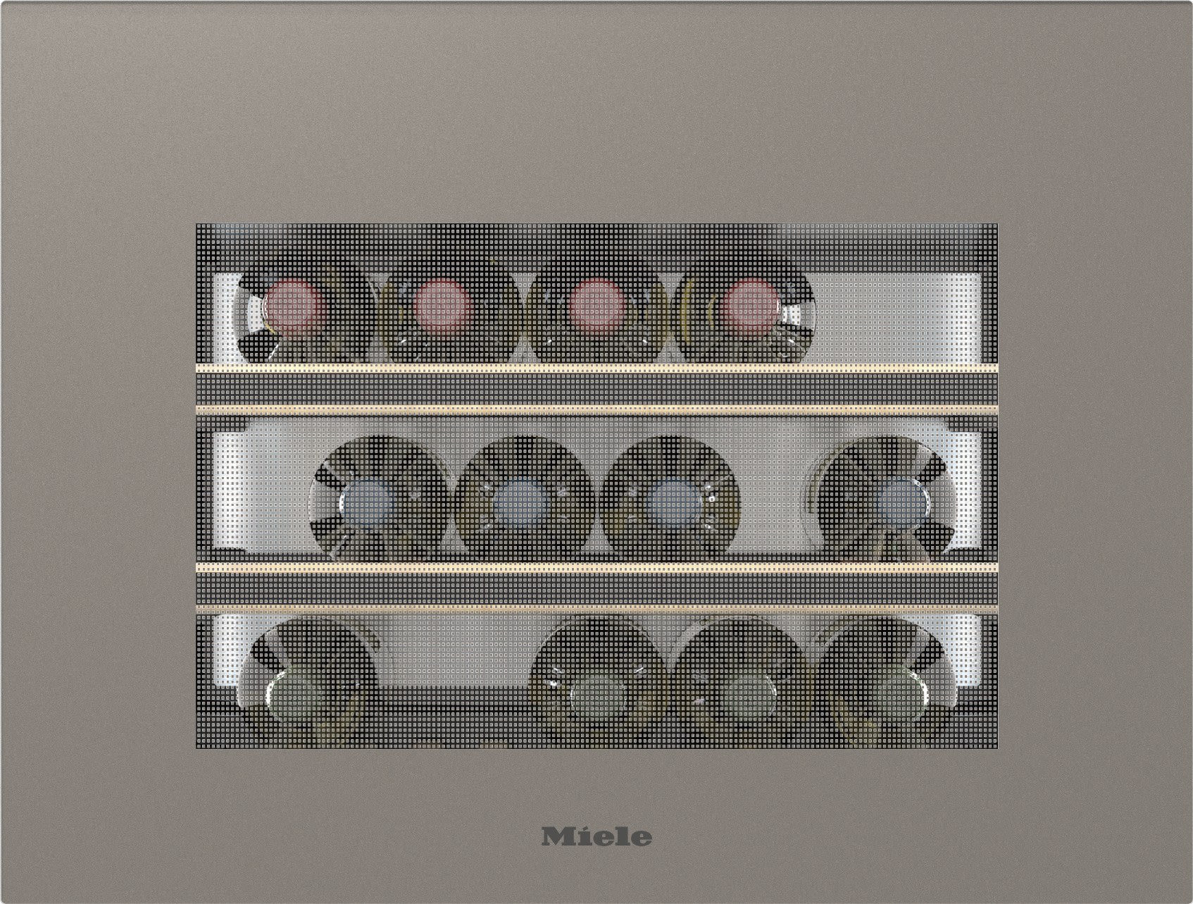 Miele - MIE12615940 VG!E Weintemperierschr. int 1Z 18Fl.A 0