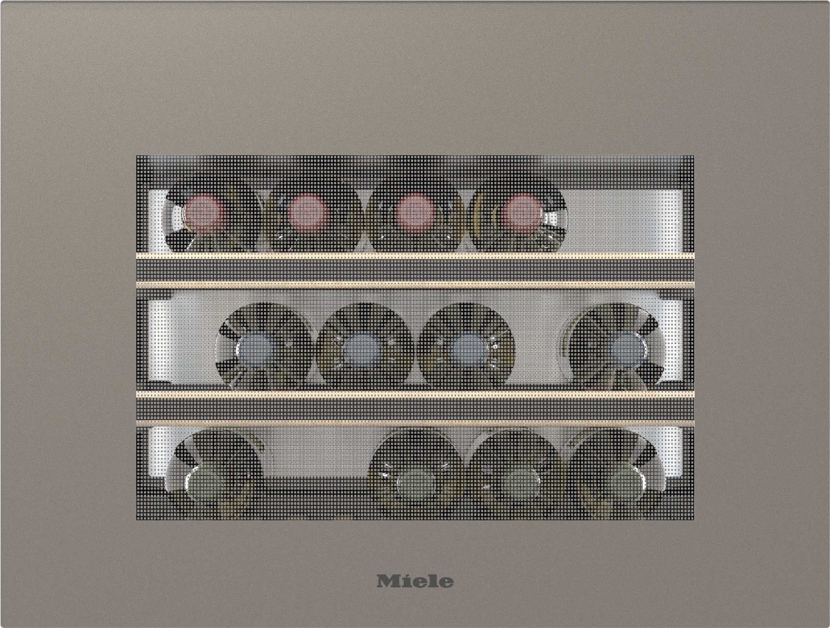 Miele - MIE12615940 VG!E Weintemperierschr. int 1Z 18Fl.A 0