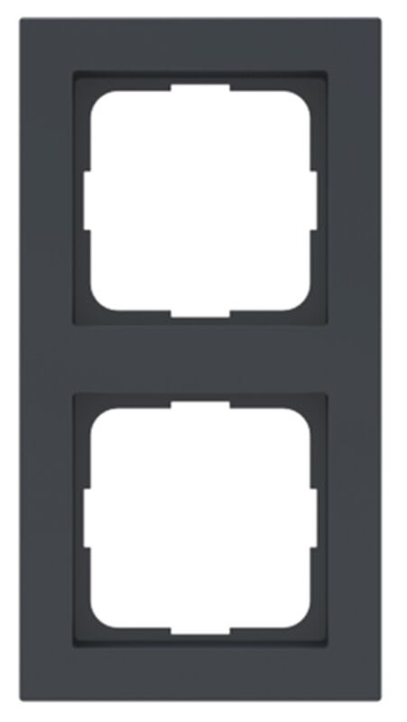 RUTENBECK - RUTN100 000 62 Rahmen 2fach fA1/4r 55x55mm ZentralstA1/